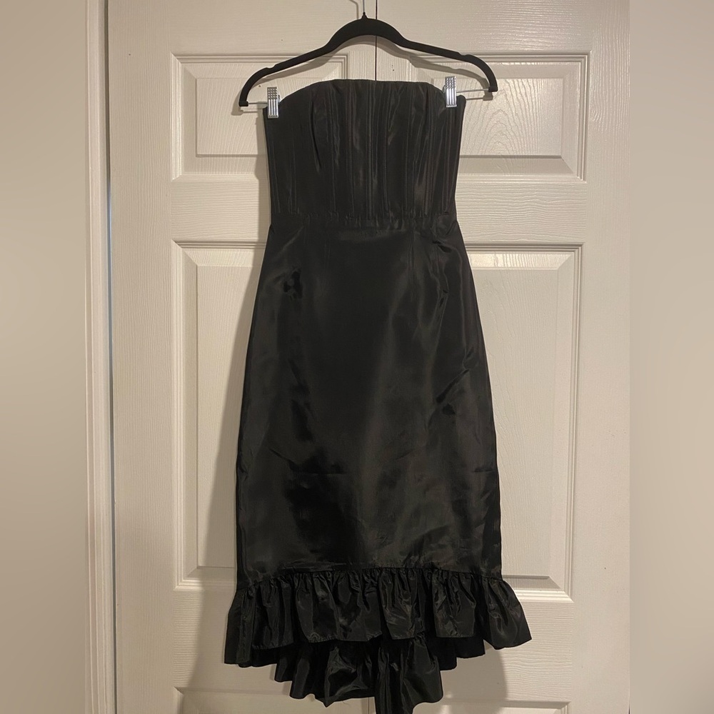 Vintage Betsey Johnson Evening Black Bustier Dress